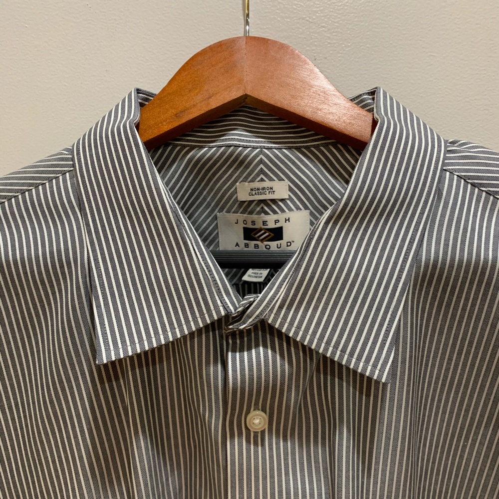 Joseph Abboud dress shirt French cuff size 20